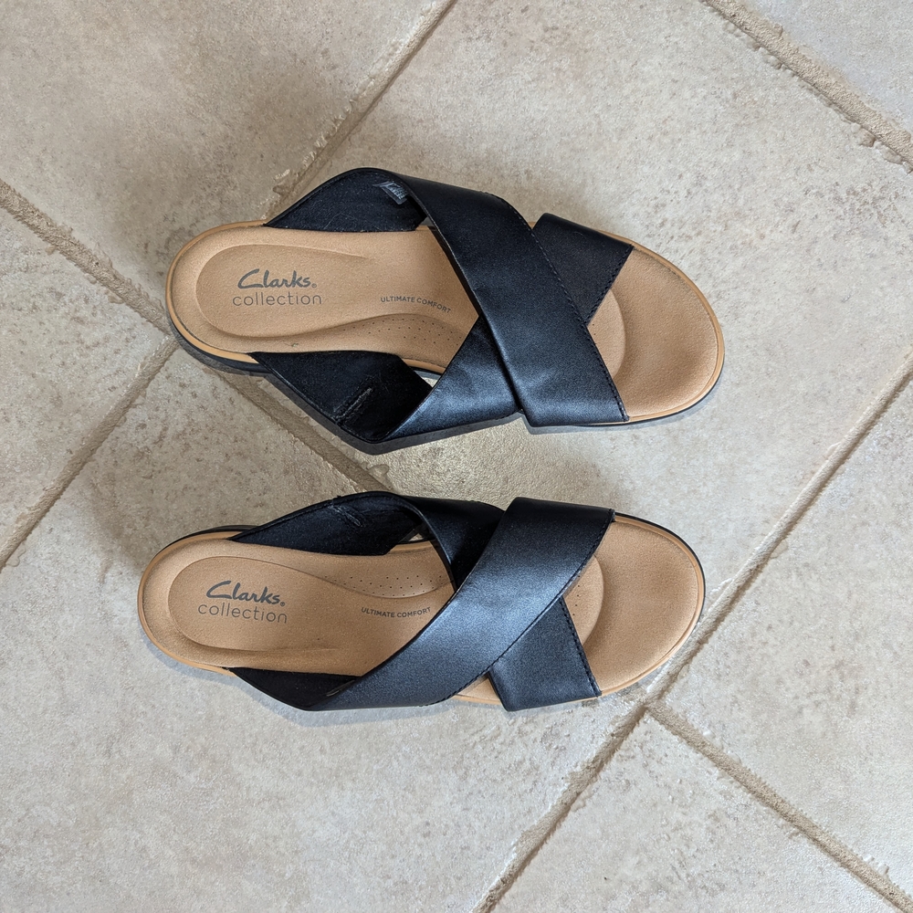 Clarks Wrenly Ivy Wedge Sandals